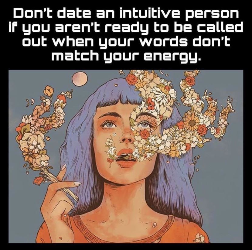 Don't date an intuitive person if