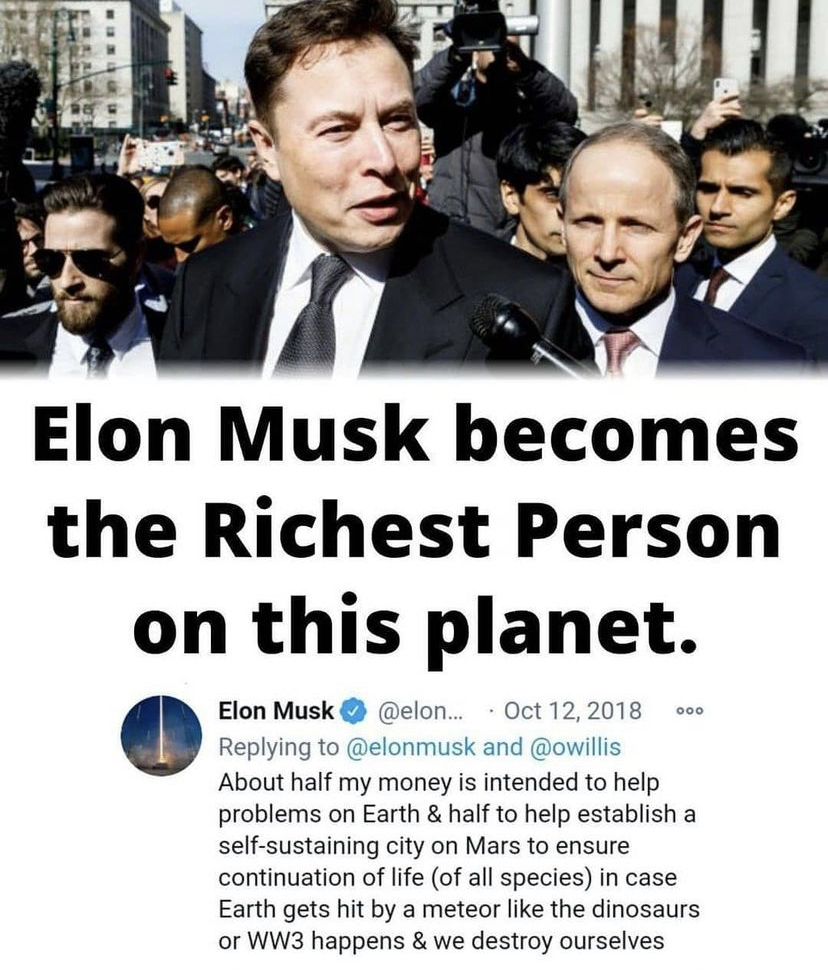 The richest person on this planet