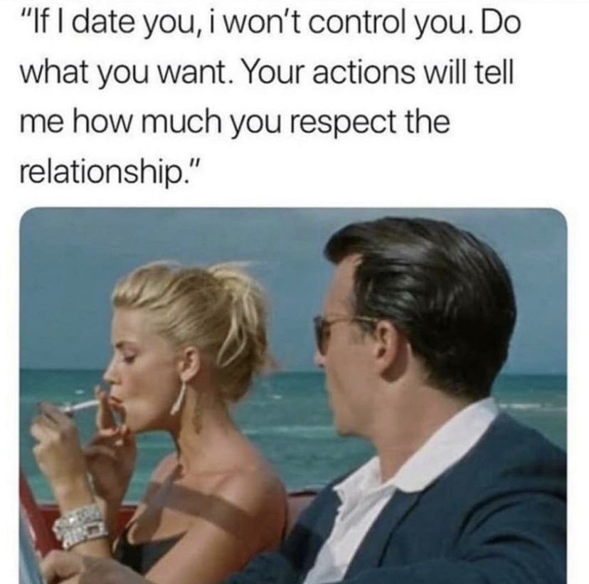 Don't control your partner