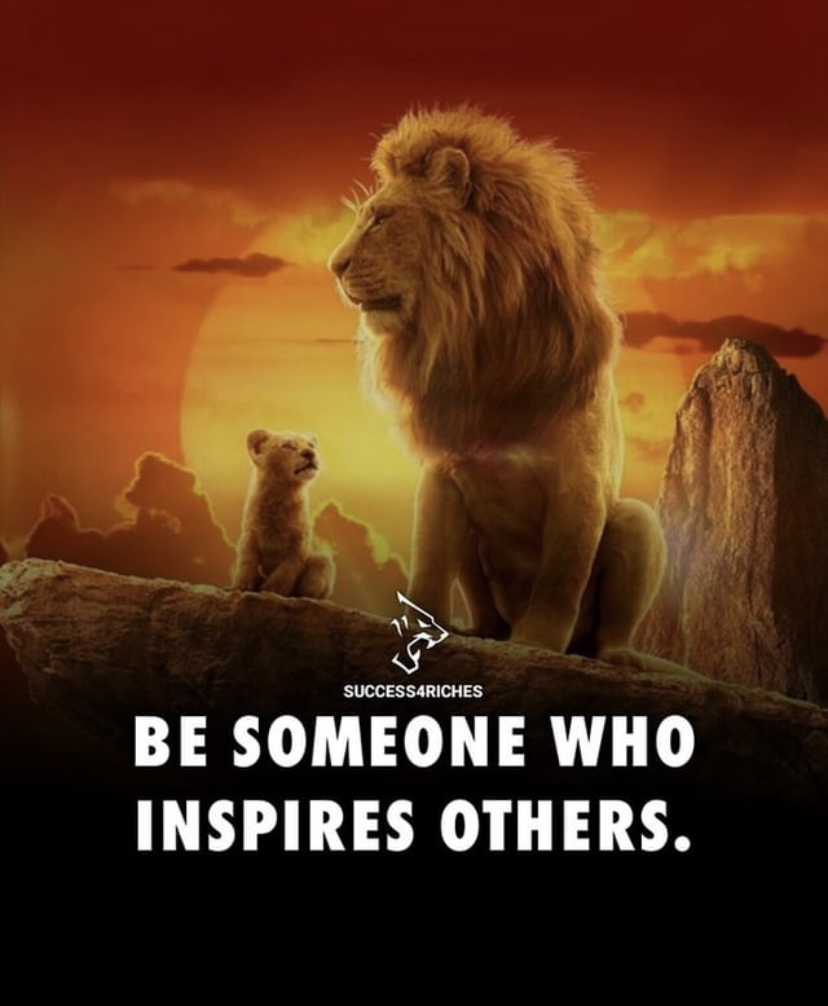 Be someone who inspires others